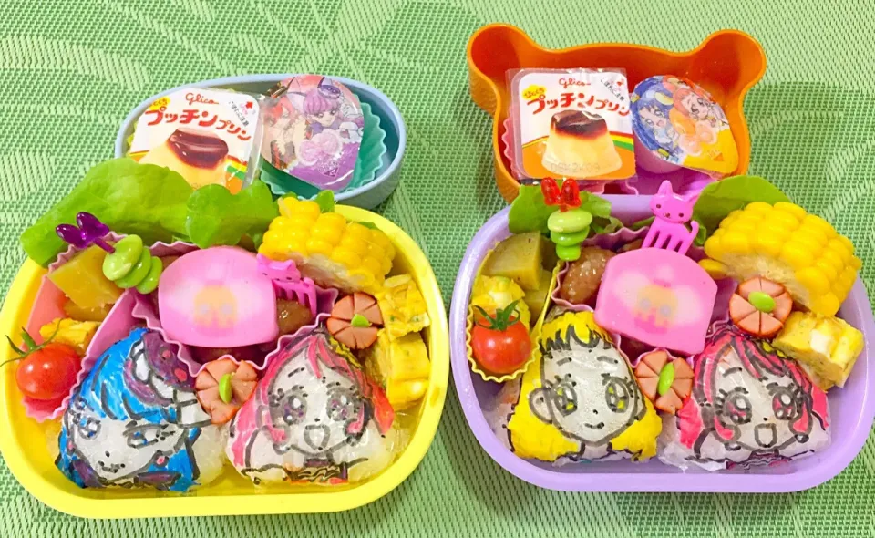 娘とお友だちのなかよし弁当 #プリキュア|Ikuさん