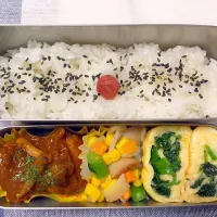 本日のパパ弁☆煮込みハンバーグ、ミックスベジタブル、ほうれん草とチーズオムレツ
#パパ弁当 #二段弁当 #お弁当記録 #お弁当 #ほうれん草のオムレツ|えまみーさん