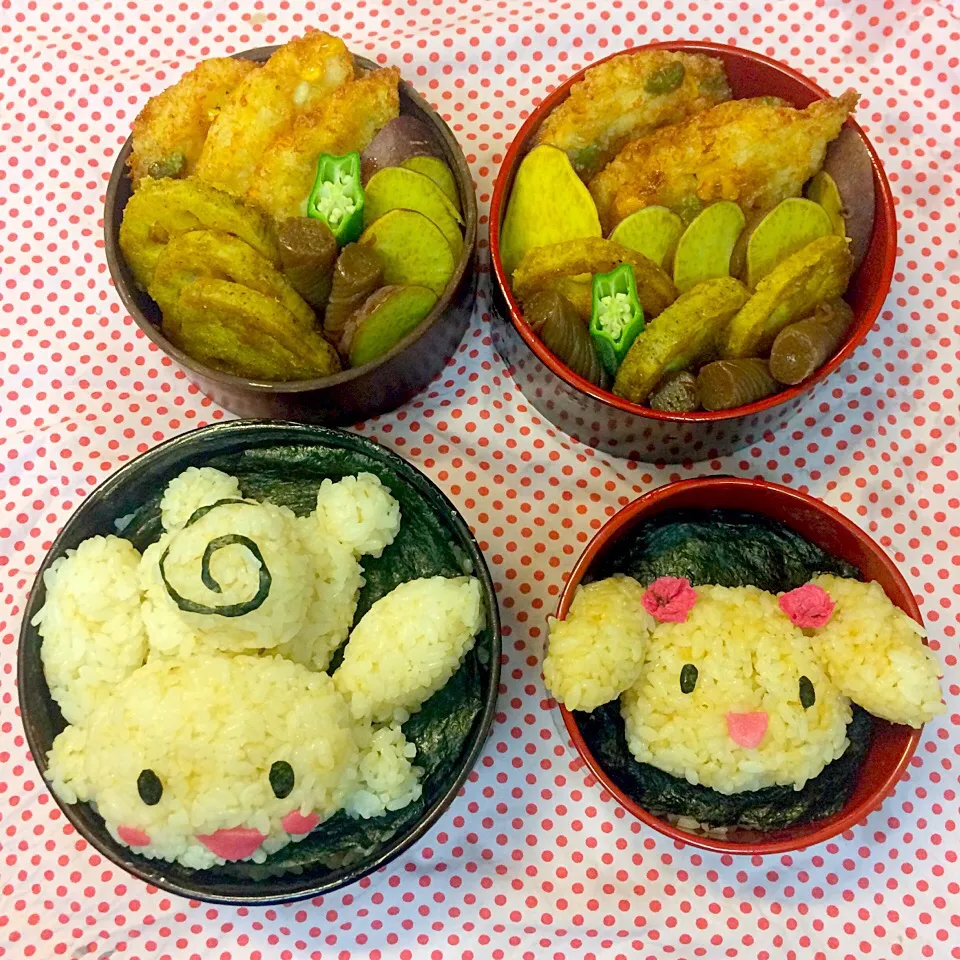 vegan弁当
シナモン&モカちゃん|makiko_aさん