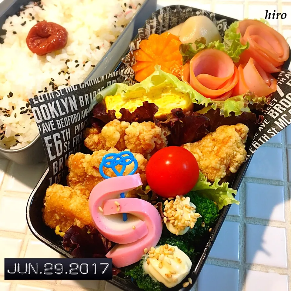 中3男子弁当
#お弁当 
#男子|ヒロさん