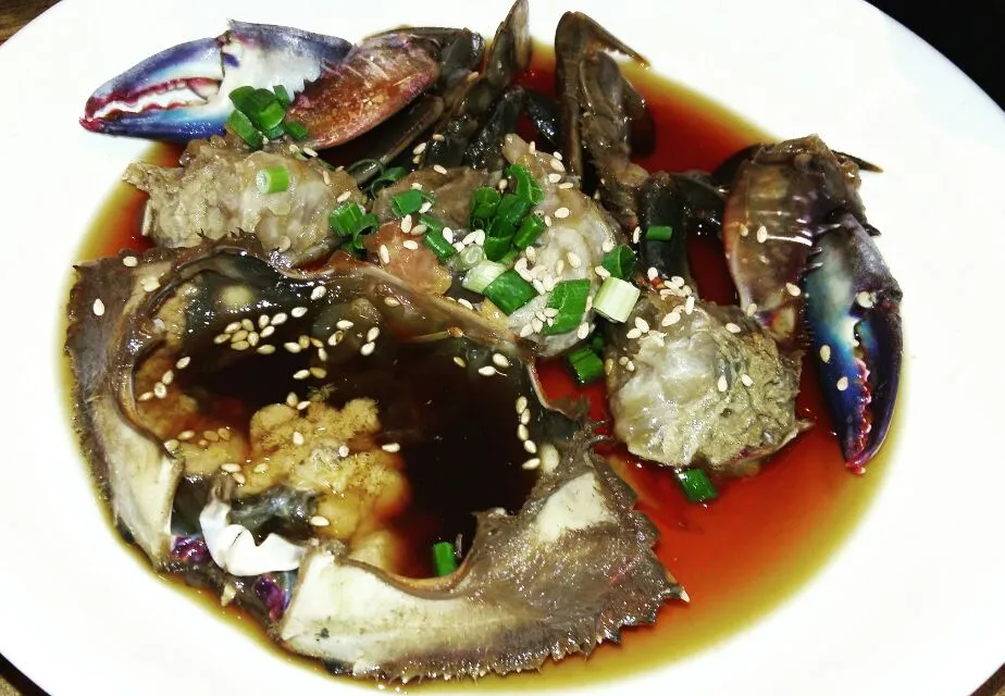 raw crab marinaded in soy sauce|steven z.y.さん