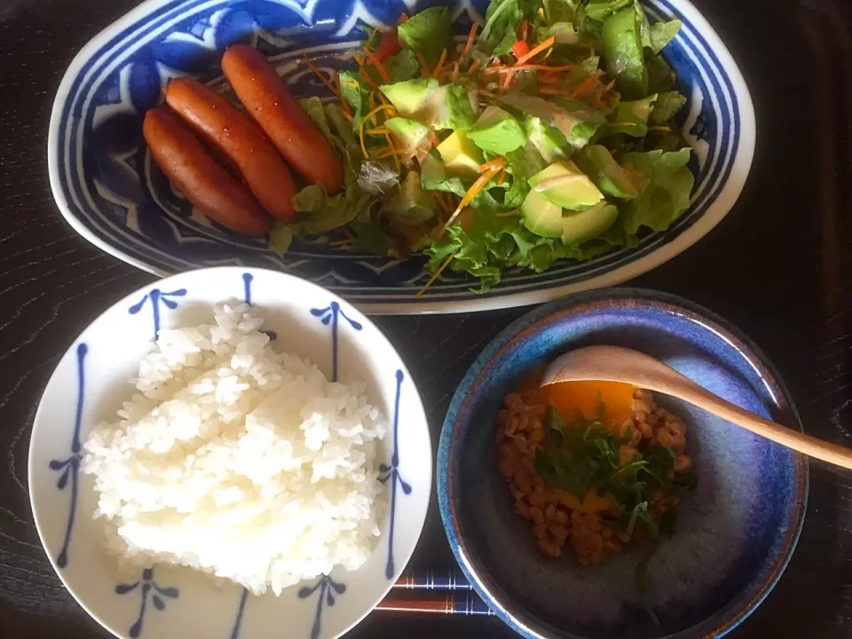 たまご納豆
ウィンナー
サラダ|ラーメンの小池さん