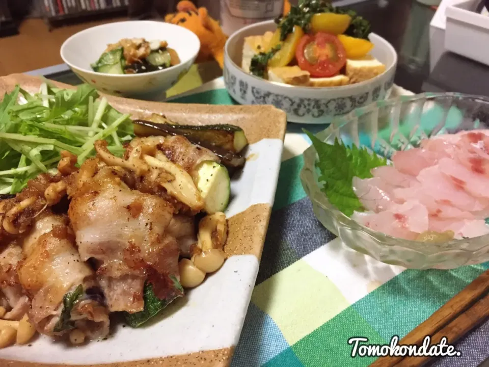 茄子とズッキーニを豚バラで巻き巻き🐖♡|🇯🇵ともこちゃん。さん