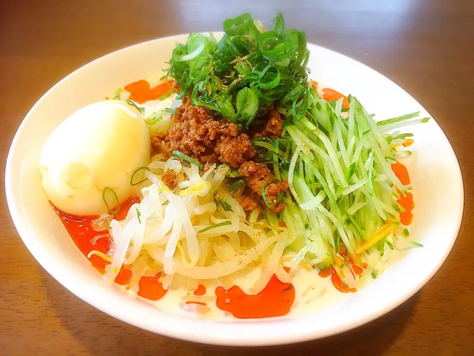 いく❤️さんの料理 豆乳冷やし坦々麺♡#豆乳冷やし坦々麺はじめました#家麺|いく❤️さん