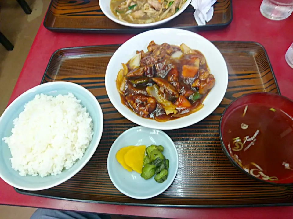 酢豚定食|まぐろさん