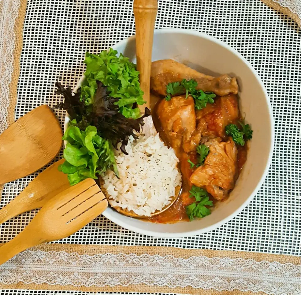 simply rice and chicken stew|Emma Mukumbiさん