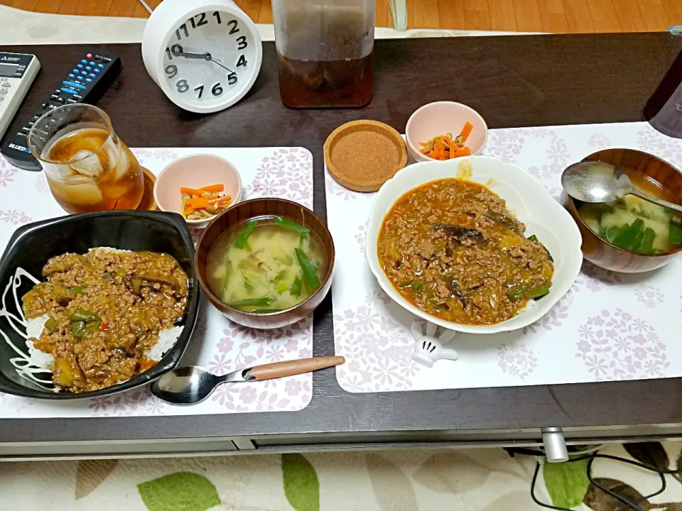 麻婆茄子丼！！！|みーさん