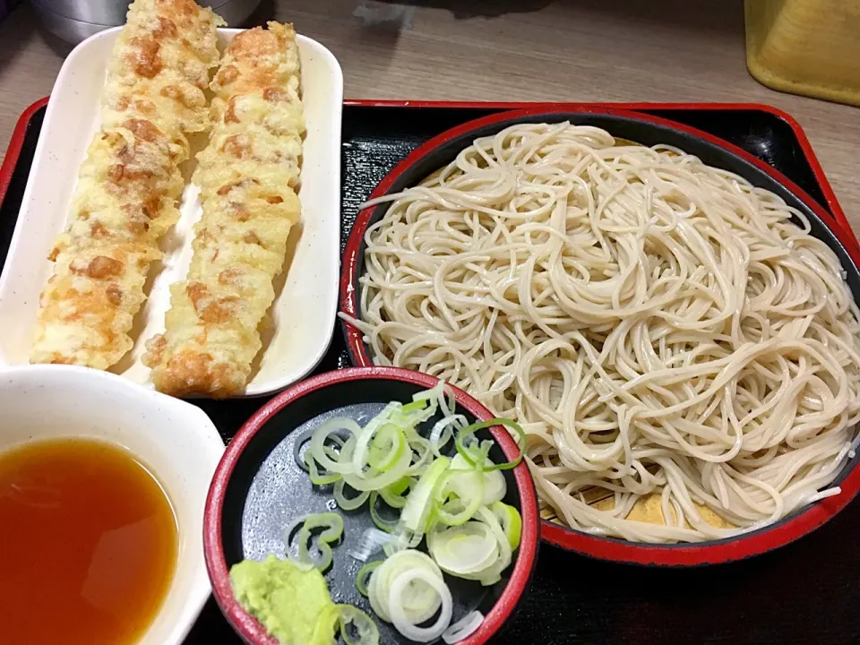 立食いそば手帳 名店120［首都圏編］あり賀せいろう（馬喰横山）ちくわ天せいろ 170630|ゆうじ.さん