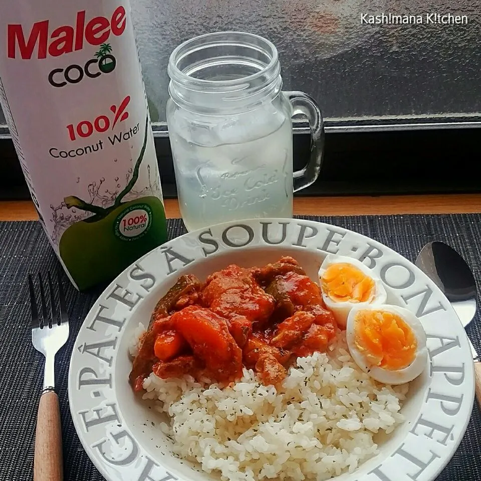 フィリピン風チキンのトマト煮🍅
Chicken Afritada(鶏肉のアフリタダ)と言います☺|Kashimanakitchenさん