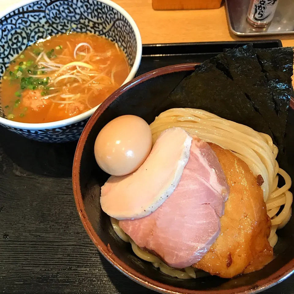 Snapdishの料理写真:特製濃厚魚介つけ麺@麺屋一燈(新小岩)|塩豚骨さん