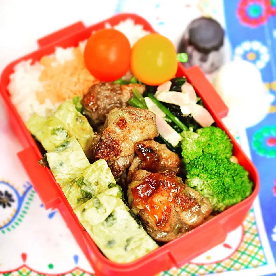 今日の #お弁当  メインのおかずはジャークチキン|とあさん