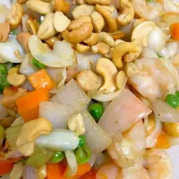 Cashew shrimp 🤤🤤Tasty and very simple|Bさん