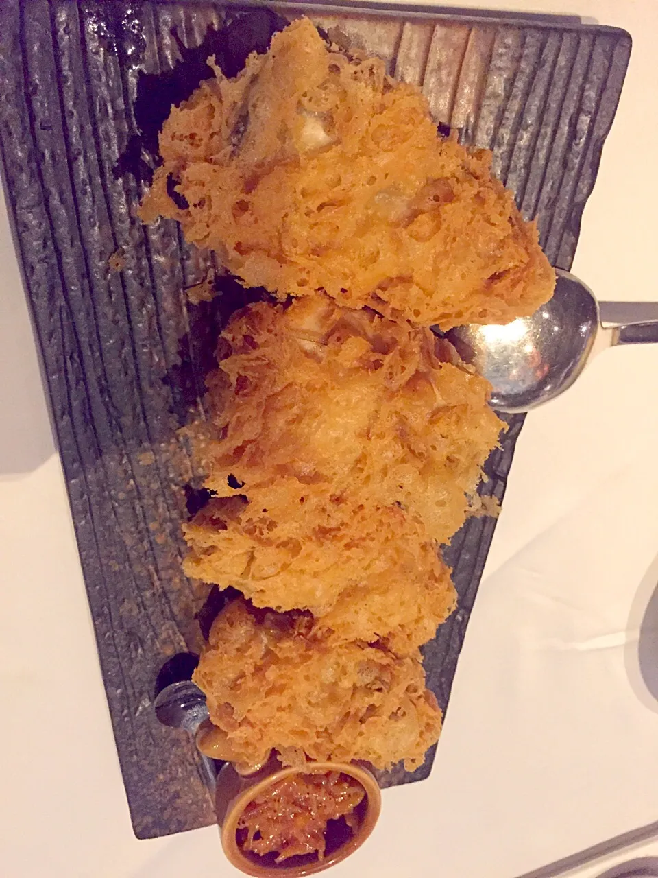 Golden-fried US oysters|Sky Blueさん