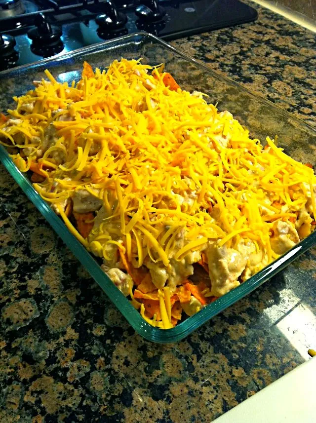 I Made  Spicy Nacho Cheese Dorito Chicken Casserole for my daughter 🔥🥙🔥 #Chicken #Lunch #Main dish|Alisha GodsglamGirl Matthewsさん