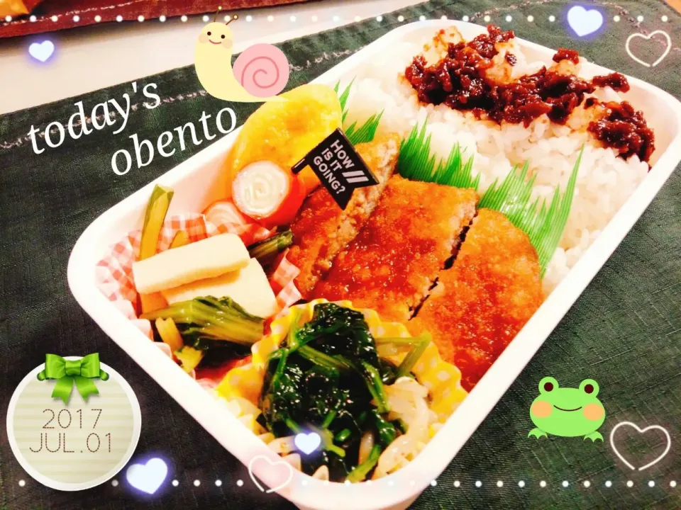 Snapdishの料理写真:#旦那弁当 #お弁当 #ランチボックス|taku＆chocoママさん