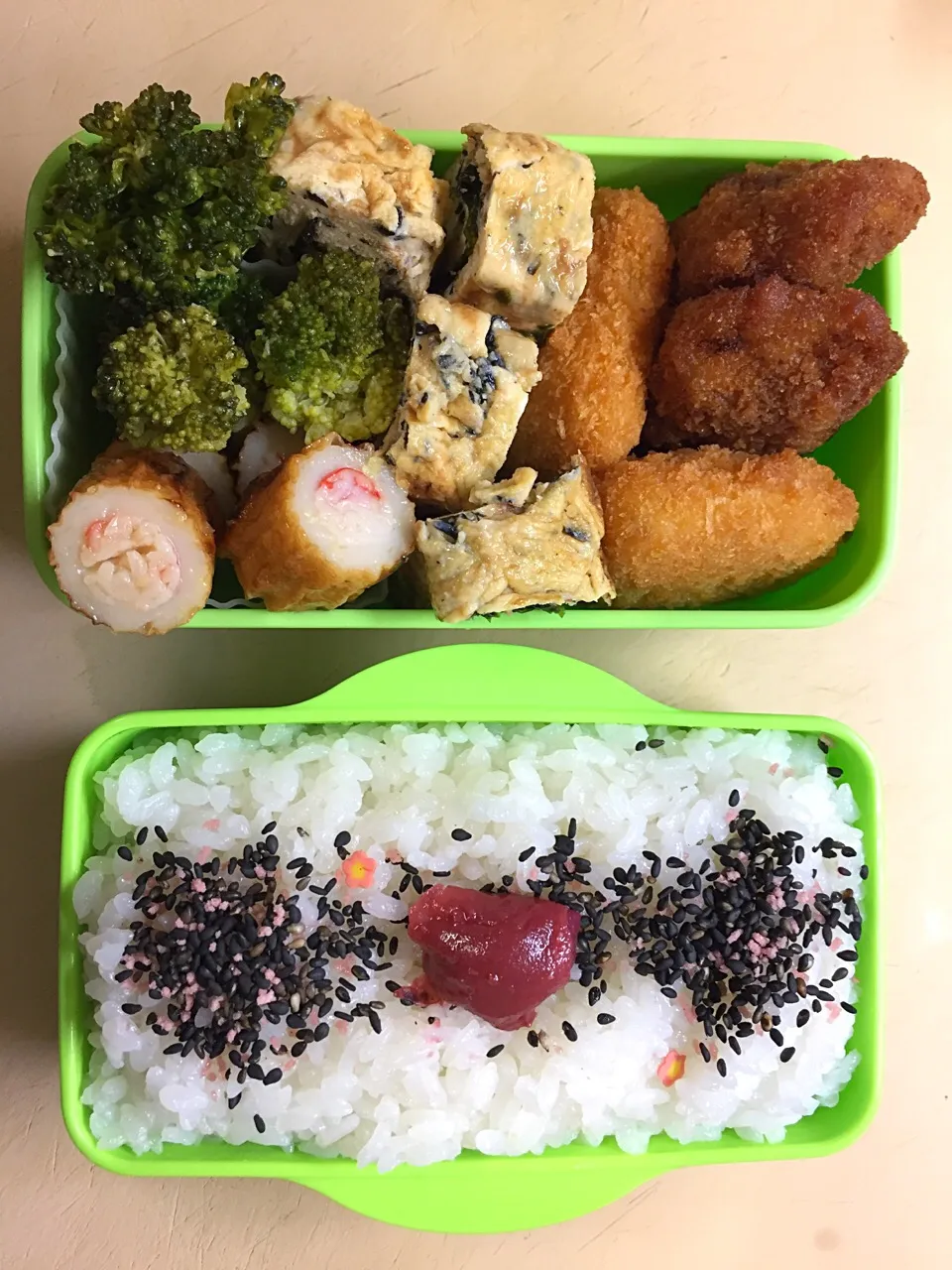 Snapdishの料理写真:お弁当／男子中学生|nayutaさん