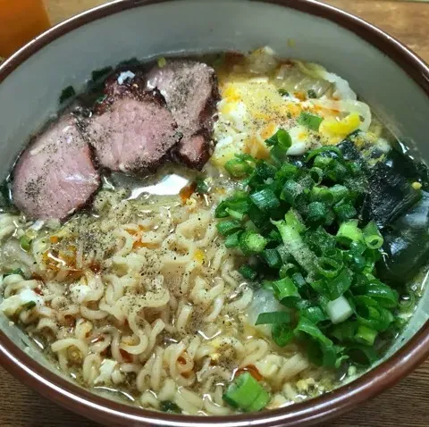 「サッポロ一番 しょうゆ味」を使ってみたSnapdishの料理・レシピ写真:サッポロ一番🍜、醤油味❗️꒰#'ω`#꒱੭✨