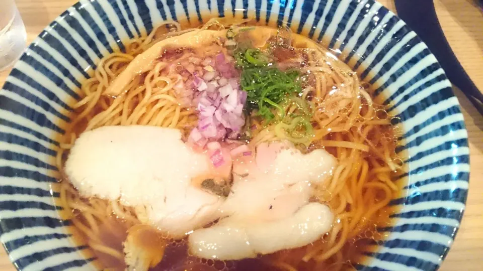 さんしょの木 の 醤油ラーメン ＠新宿御苑前17087|大脇さん