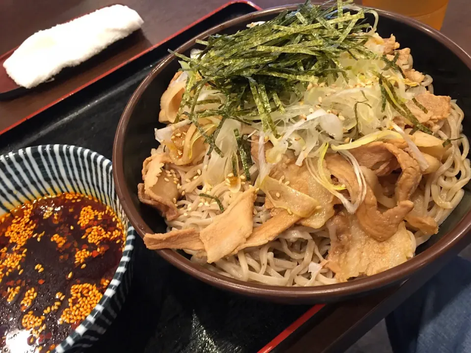 Snapdishの料理写真:辛肉つけそば|T. Wonderさん