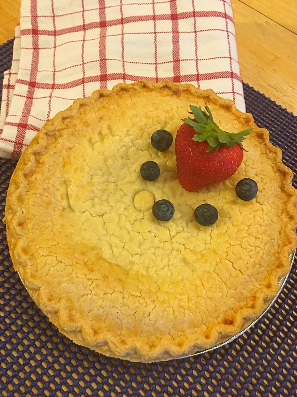 Homemade Blueberry Pie #blueberry #pie|🌺IAnneさん