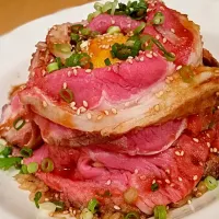 ローストビーフ丼|さとう さやかさん