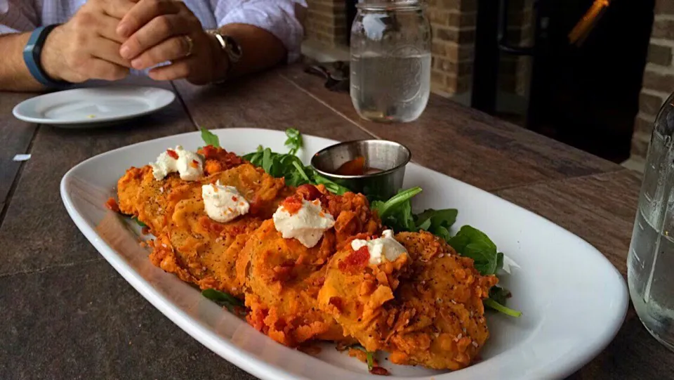 fried green tomatoes 😋|cassieさん