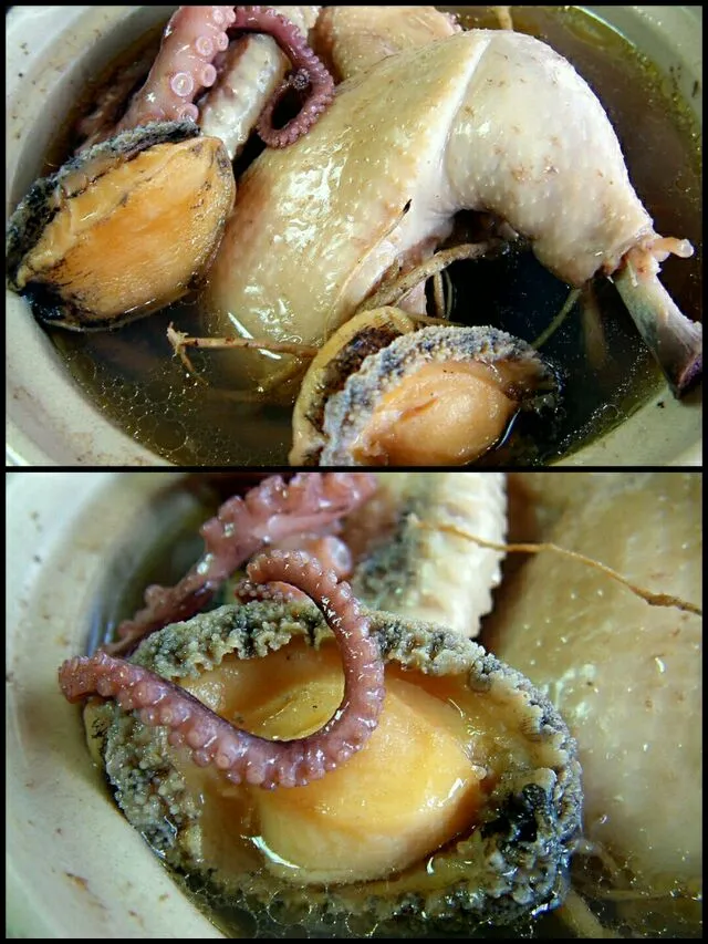 ginseng chicken soup with abalone and octopus|steven z.y.さん