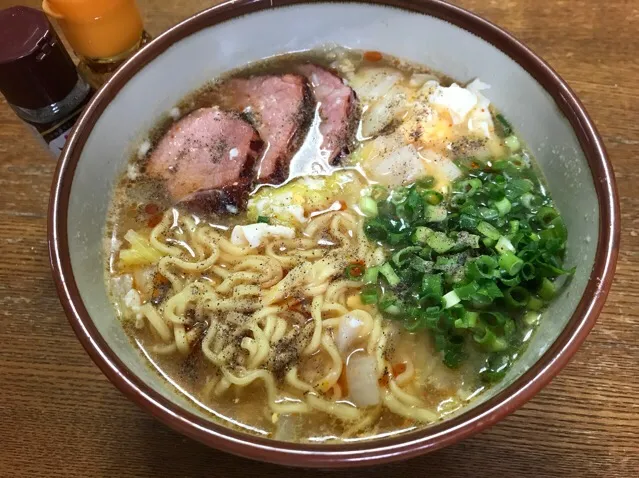 マルちゃん正麺🍜、味噌味#❗️(ˊo̶̶̷ᴗo̶̶̷`)੭✧✨|サソリさん