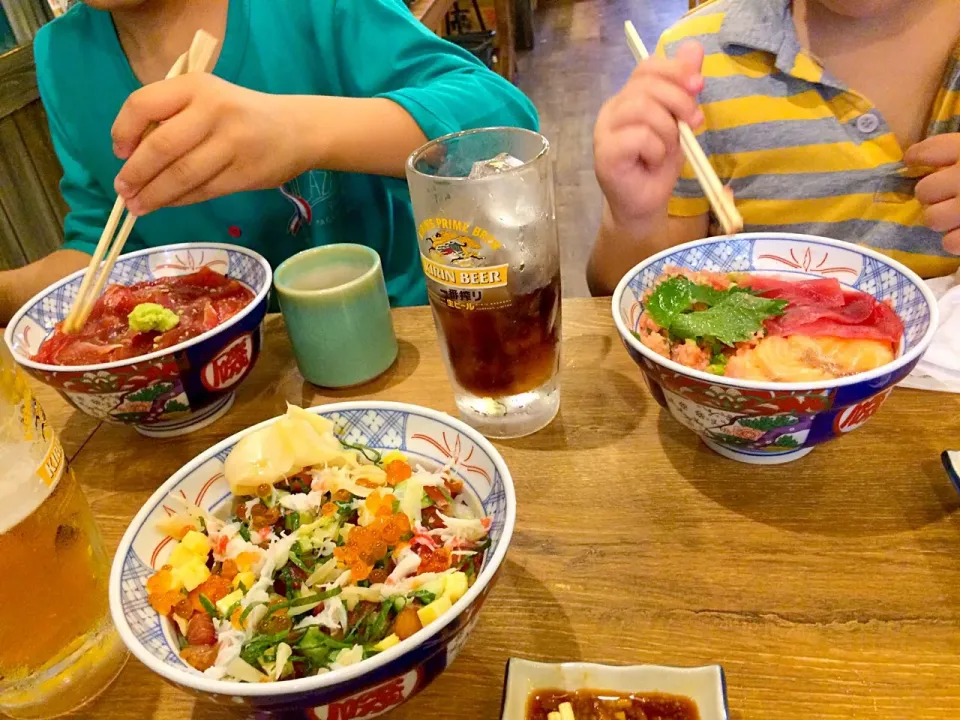 Snapdishの料理写真:磯丸水産 丼ランチ|風流料理人さん