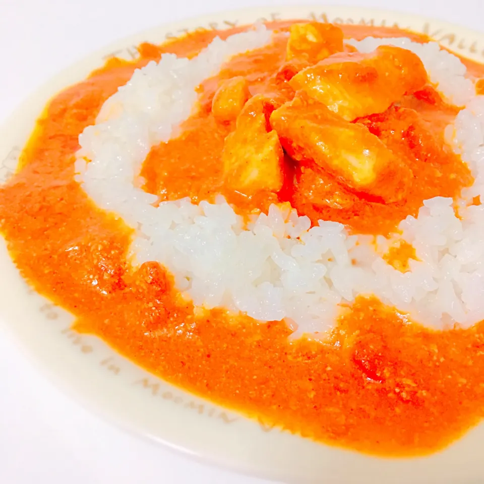 Butter chicken curry and rice|Yukiさん