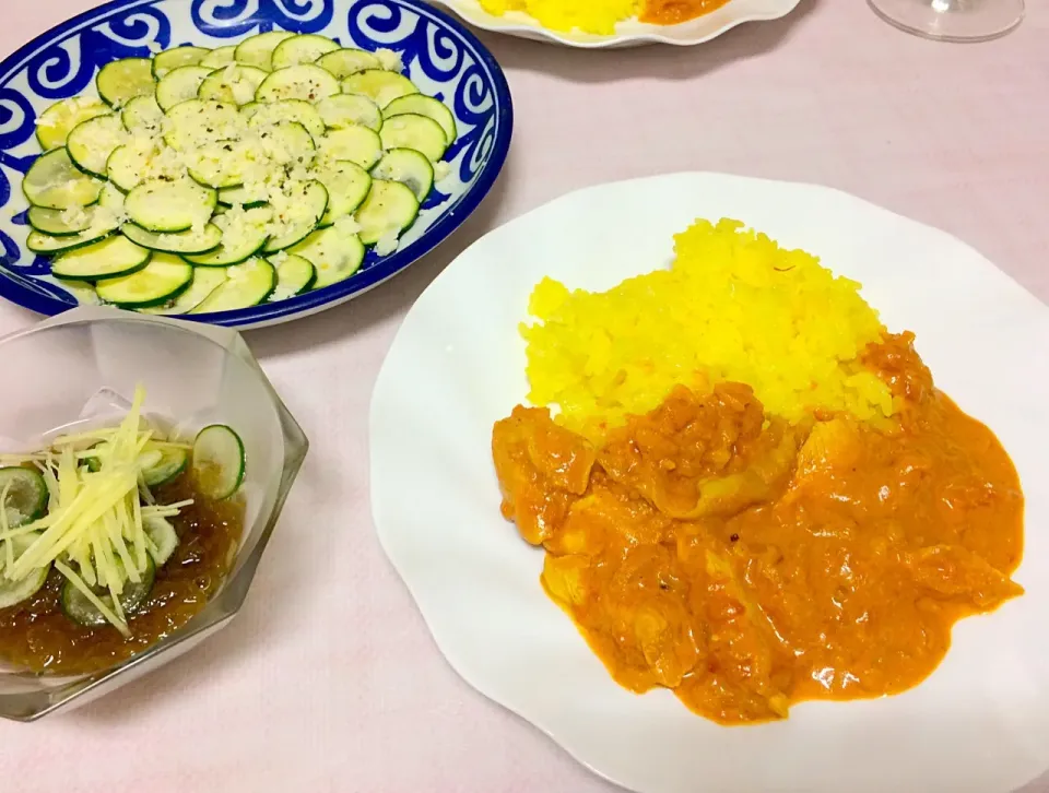 時間があるときはカレー粉とパプリカパウダーでつくります。バターチキンカレー🍛 やっぱり美味しいです。|ナタママさん