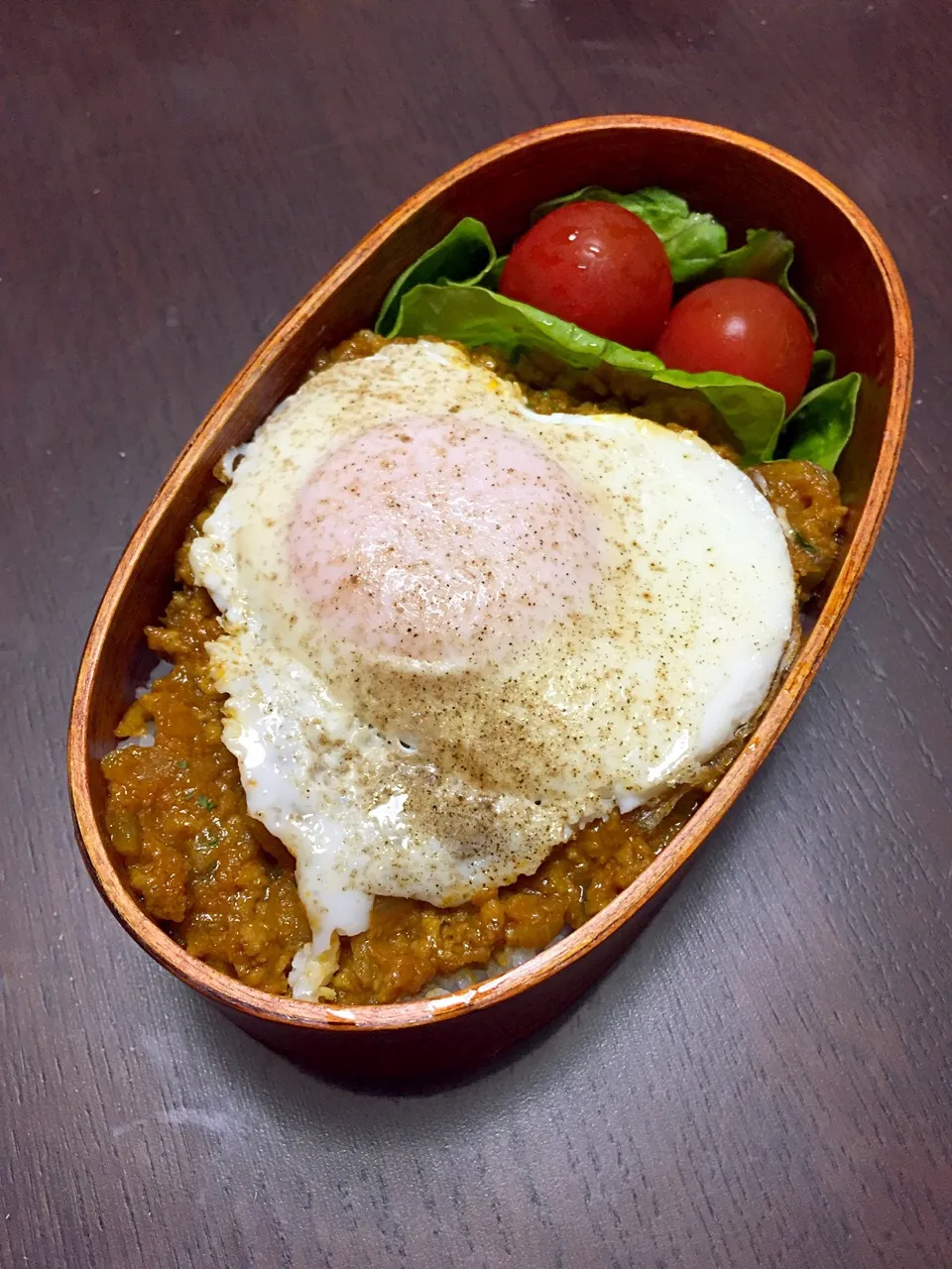 ドライカレー弁当🍛^ ^|りさりささん