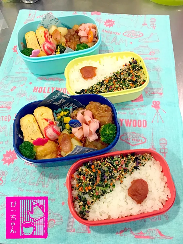 姉妹☆高校生弁当😊368日目と47日目|☆ぴ〜ちゃん☆さん