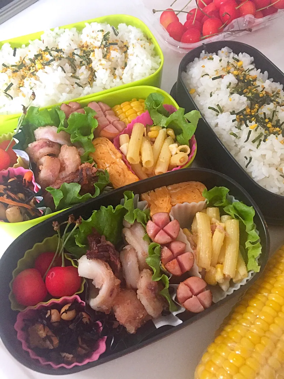 イカの唐揚げ弁当🍒|asamisaraさん