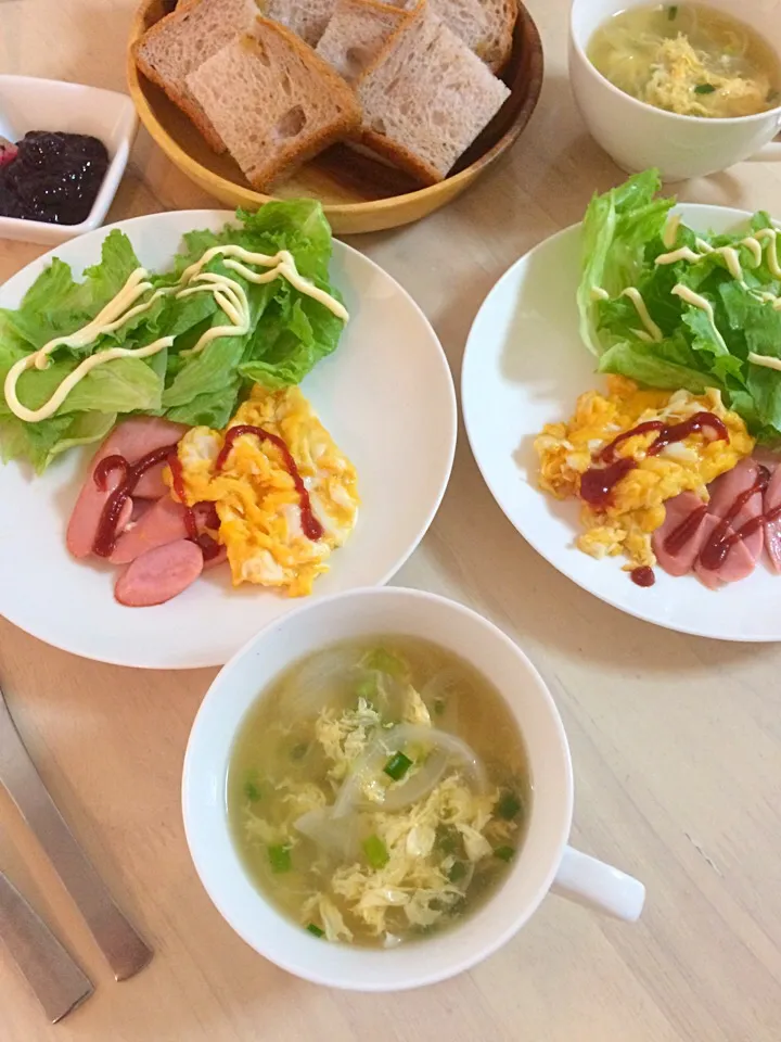 Snapdishの料理写真:今日の男子料理 朝食 2017/07/03|Booパパさん