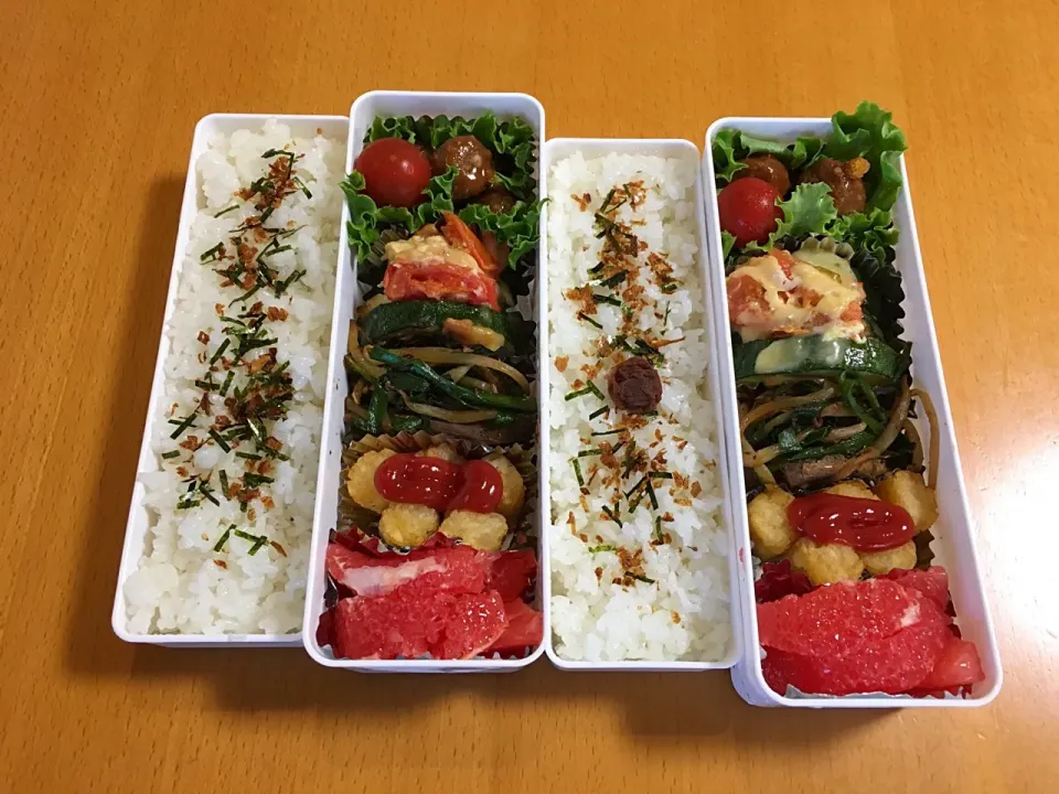 Snapdishの料理写真:今日のお弁当♡2017.7.3.|kimikimiさん