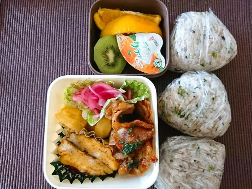 Snapdishの料理写真:17*7*3  息子弁当|hilocoさん