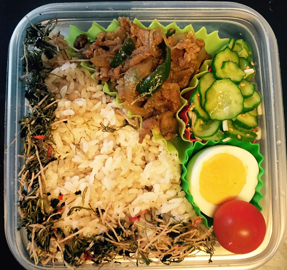 7/3 本日のジップロックお弁🍱 生姜焼き弁当
#本日のお弁当|BUBUさん