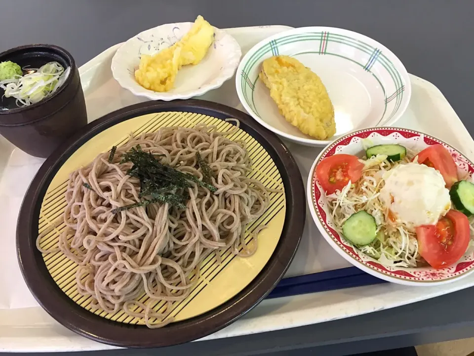 ざる蕎麦、イカ天、いも天、ポテトサラダ|Tadahiko Watanabeさん