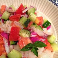 『水ダコのモロッコ風サラダ』
雑節のひとつ、「半夏生」はタコを食べる日。