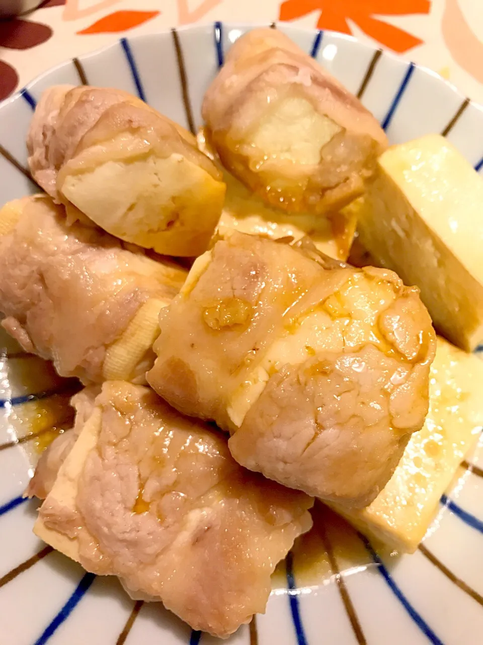 肉巻き豆腐の照り焼き風|トモさん