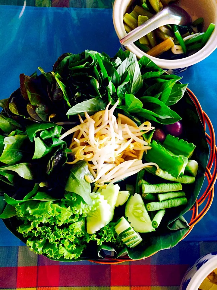 Side dish of Rice vermicelli with Thai Southern Curry@Songkla city, Thailand.|Chalinee Kalyanamitraさん