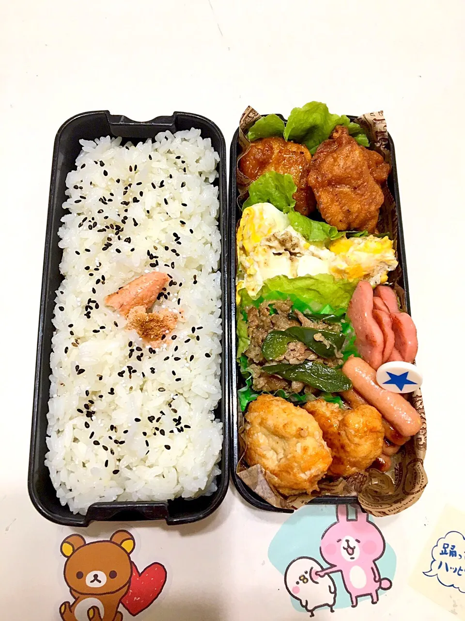 Snapdishの料理写真:息子弁当@幻の389.
お弁当出来たと思ったら休校のメール…|もりさん