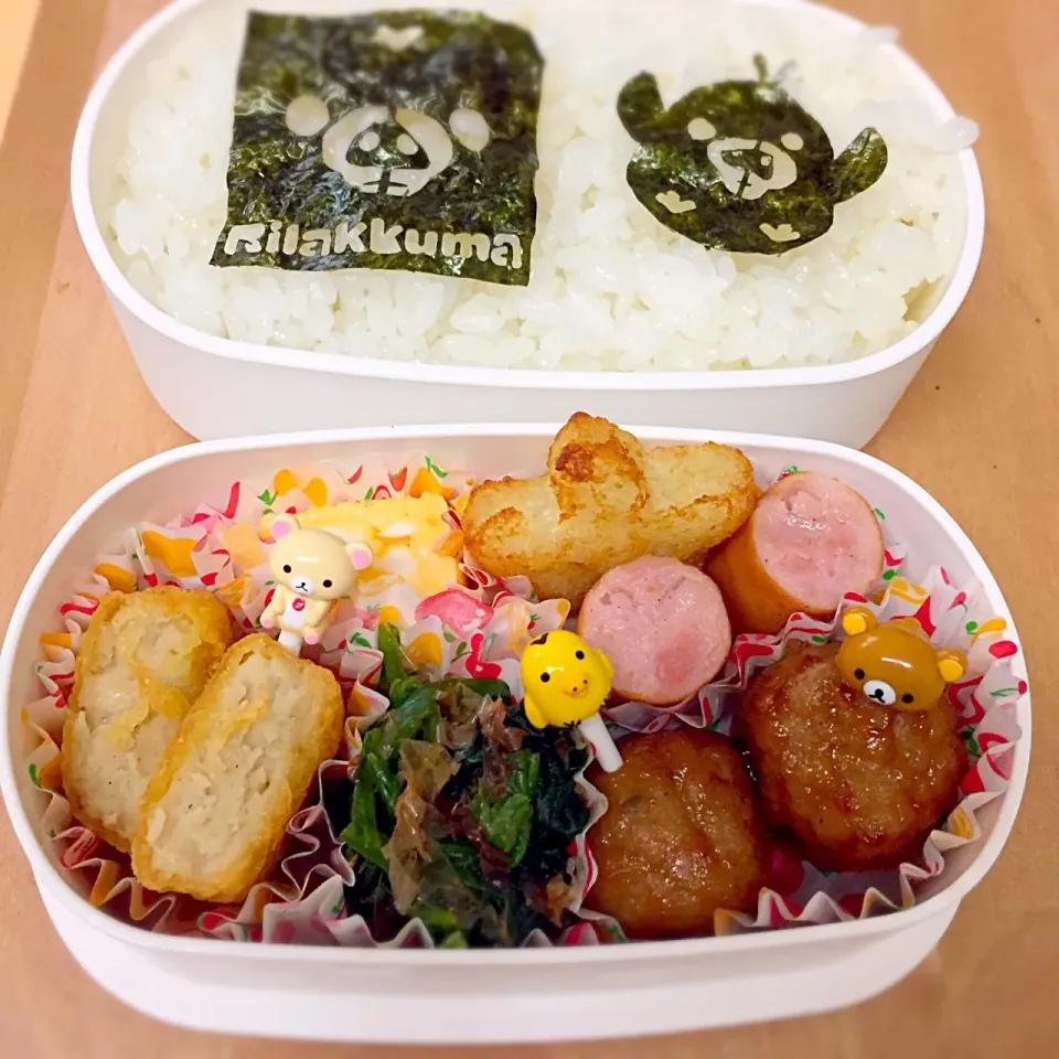 中3娘お弁当♡
#ナッツアレルギー 
#牛乳アレルギー 
#お弁当|とんちゃさん