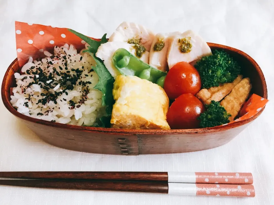 鶏ハム弁当🍱|とばっちさん