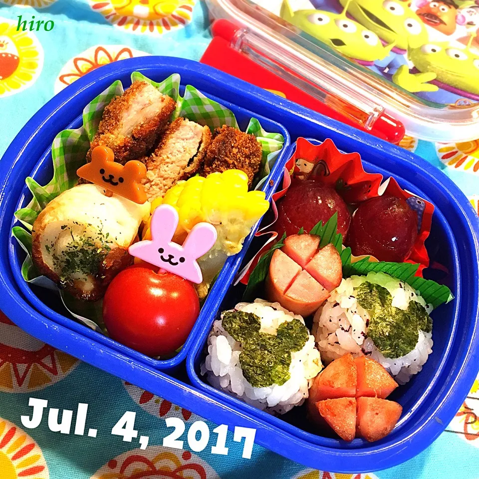 年少さん弁当
#お弁当 #幼稚園|ヒロさん