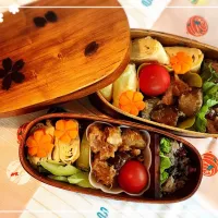 Snapdishの料理写真:赤飯弁当|violetさん