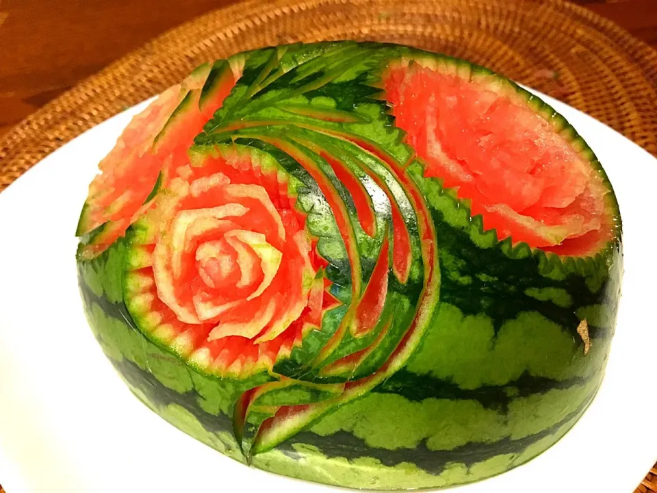 スイカ🍉🌹|ゆぅさん