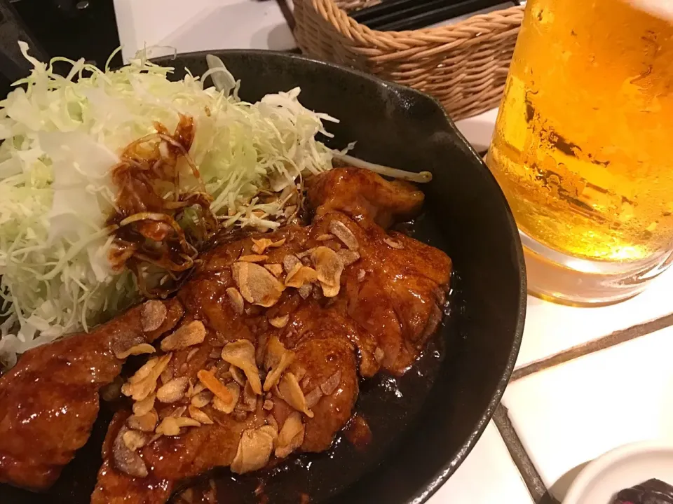 Snapdishの料理写真:トンテキ定食|LiNxさん