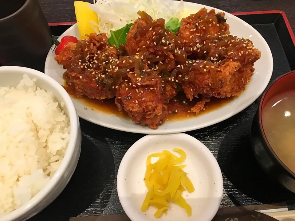 油淋鶏定食|フージさん